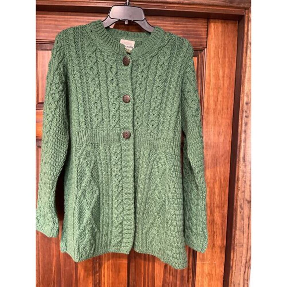 Shannon woolen Mills Merino wool cardigan size extra large